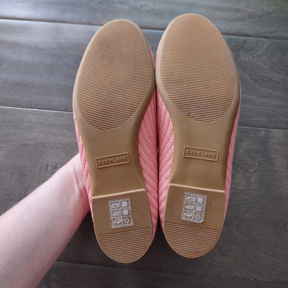 Everlane Day Glove ReKnit Ballet Flat Coral Pink - Picture 9 of 15